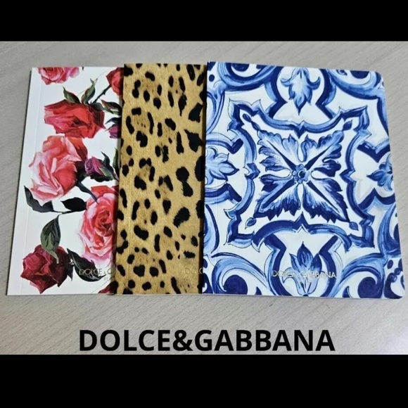Dolce & Gabbana Other - Dolce & Gabbana Beauty Patterned Notebooks (03)